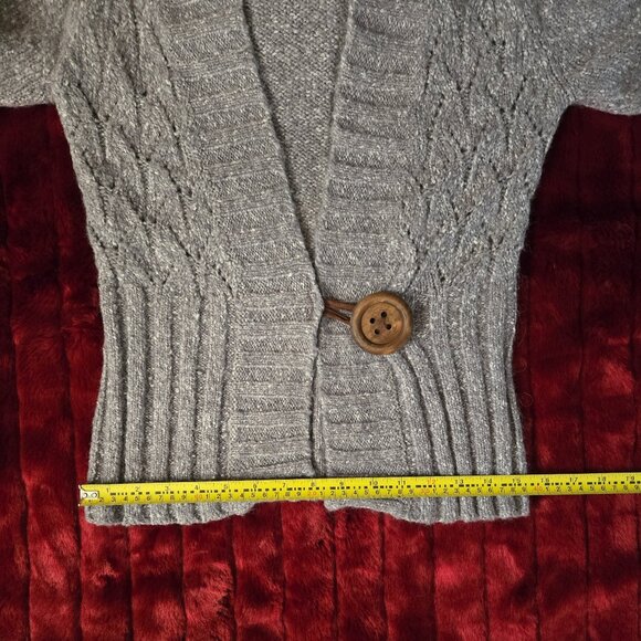Cute open front hooded sweater - Picture 3 of 9